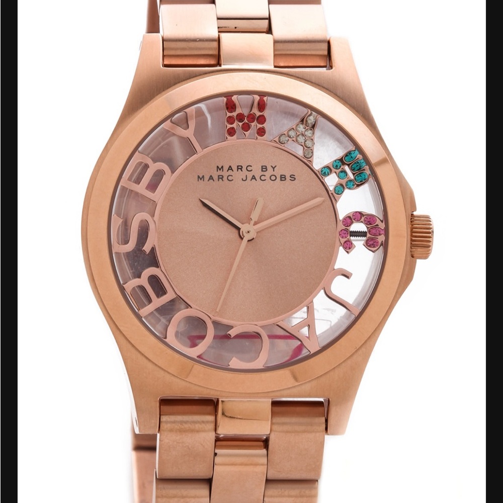 Marc Jacobs Women's Watch in Rose Gold with Colorful Accents